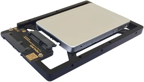 Vista 2 de Convertidor de unidad SATA de disco duro interno SSD de 6 GB de 2,5 pulgadas a 3,5 pulgadas