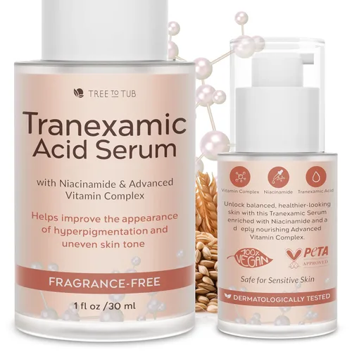 Vista 7 de Tree To Tub Retinol antienvejecimiento, vitamina C, suero de ácido hialurónico para cara y arrugas, suero facial hidratante para piel seca