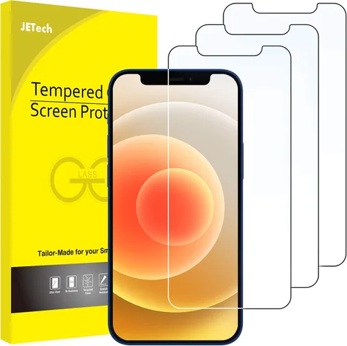 Vista 17 de JETech Protector de pantalla para iPhone SE 3/2 (edición 2022/2020), 4.7 pulgadas, película de vidrio templado, paquete de 3