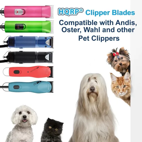 Vista 6 de HQRP Cuchilla para cortar animales compatible con Oster Tamaño-4F CryogenX Professional Pet Grooming