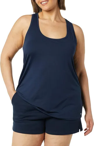 Vista 4 de Tienda Essentials Women's Tech Stretch Racerback Tank Top (Available in Plus Size), Multipacks