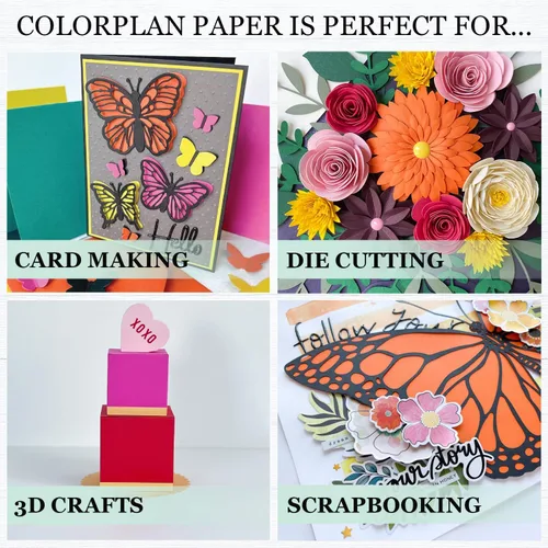 Vista 9 de Cardstock Warehouse Colorplan Amatista púrpura – 8.5 x 11 pulgadas – 100 libras / 9.52 oz/m² de papel de cartulina mate premium – 25 hojas