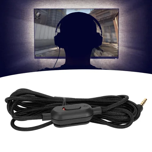 Vista 5 de Cable G Pro X, cable de repuesto para auriculares Logitech G Pro para Logitech G Pro X para Logitech G433 para Logitech G233, cable trenzado