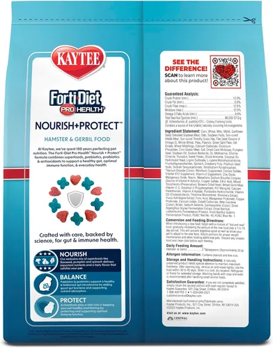 Vista 12 de Alimento para hámster, Kaytee Forti dieta pro salud, Púrpura