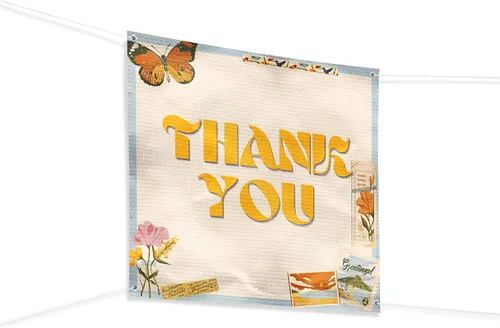 Vista 89 de Cartel de baby shower para uso en interiores y exteriores de 4 x 1 pies, pancarta grande personalizada y letreros con cuerda para colgar, telón