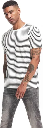 Vista 3 de VEIISAR Camiseta de algodón elástico suave con cuello redondo para hombre