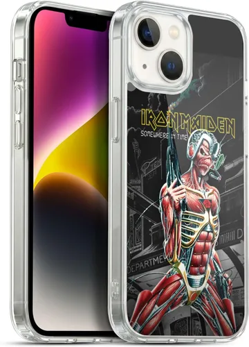 Vista 253 de Head Case Designs Funda de gel suave con licencia oficial de Iron Maiden Brave New World, compatible con Apple iPhone 7 Plus/iPhone 8 Plus Nuevo