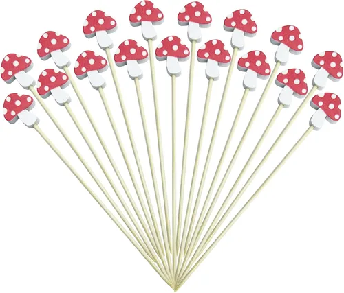 Vista 9 de 100 púas de cóctel de bambú de mariposa, 4.7 pulgadas Toothpicks for Appetizers, Charcuterie Accessories, Cocktail Toothpicks, Skewers for