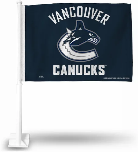 Vista 18 de Rico Industries Bandera de coche alternativa de doble cara de la NHL