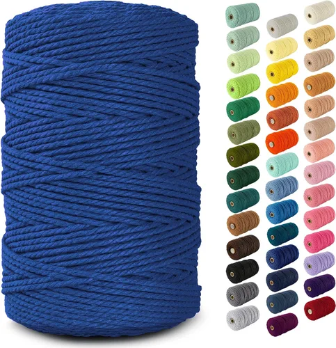 Vista 79 de Nook Theory Hilo de macramé de 3mm 109 yardas - Cuerda de macramé suave de 4mm, 5mm perfecta para nudos - Suministros de macramé para colgadores