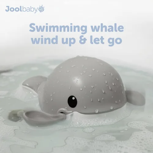 Vista 6 de Jool Baby - Juego de regalo de juguetes de baño de 12 piezas con organizador de almacenamiento de juguetes de baño Squirts, ducks, stacking boats