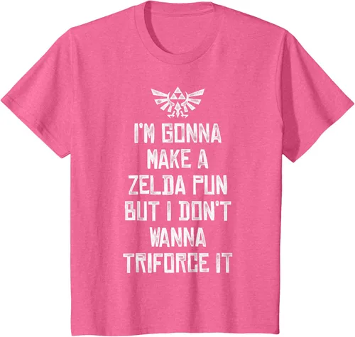Vista 37 de Nintendo Zelda Funny Triforce It Pun - Camiseta gráfica, Negro, S