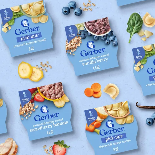 Vista 9 de Gerber Paquete variado de ravioles para niños pequeños, paquete de 6