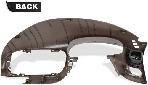 Vista 3 de CHEDA Cubierta de bisel de tablero frontal central marrón compatible con Ford F150/Ford Expedition 1997 1998 1999 2000 20001 2002 2003
