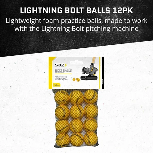 Vista 3 de SKLZ Lightning Bolt - Máquina de lanzamiento de béisbol