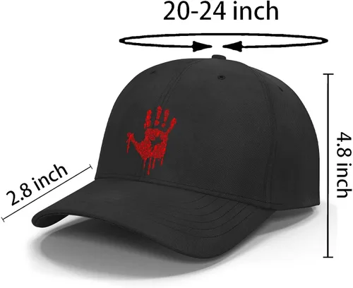Vista 4 de SHITOUPU Gorra de béisbol ajustable para papá, sombrero de algodón sin estructurar