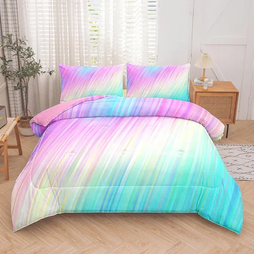 Vista 10 de Bodhi Juego de edredón para niños individual, Negro y dorado, Juego de ropa de cama de fútbol, Lavable a máquina, 2 piezas