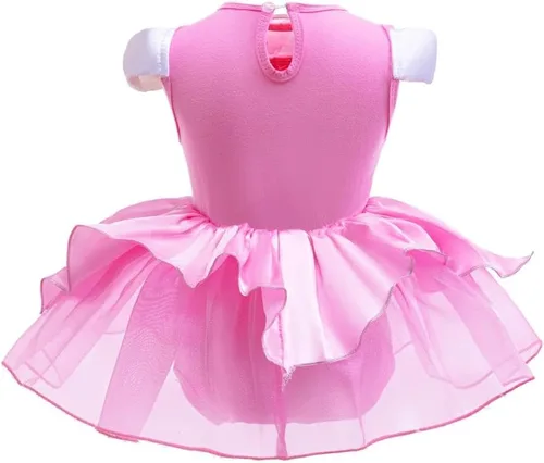 Vista 76 de Dressy Daisy Disfraz de princesa para bebé, disfraz de tutú de tul para cumpleaños, Halloween, traje con diadema