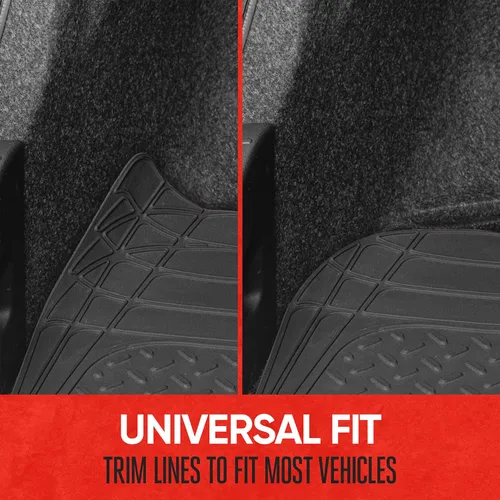 Vista 6 de Motor Trend MotorTrend FlexTough TrunkShield - Alfombrilla de carga para baúl de coche, funda para maletero de SUV, sedán y cupé, protección