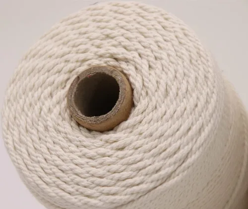 Vista 3 de Cuerda de macramé de algodón de 2 mm, 220 yardas, suministros naturales de macramé de color, cuerda de algodón suave para artesanía, para colgar