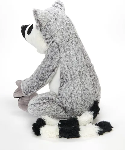 Vista 4 de The Petting Zoo Peluche de lémur de cola anillada, regalos para niños, animales salvajes del zoológico Onez, juguete de peluche de lemur de cola