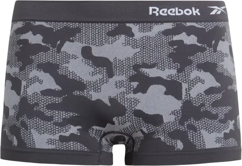 Vista 6 de Reebok Ropa interior para mujer Bragas sin costuras de cintura alta de talla grande (paquete de 4)