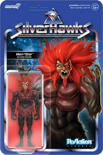 Vista 8 de Super7 SilverHawks Bluegrass (Versión de juguete) Figura de reacción - Figura de acción de SilverHawks de 3.75" con accesorio, coleccionables