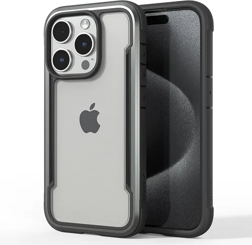 Vista 18 de Raptic Shield - Funda compatible con iPhone 12 Pro Max, protección contra golpes, marco de aluminio duradero, probada para caídas de 10 pies de Rojo