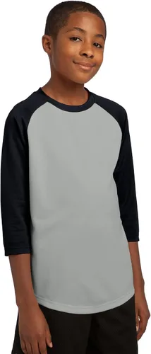 Vista 4 de Sport-Tek Boys' PosiCharge Baseball Jersey