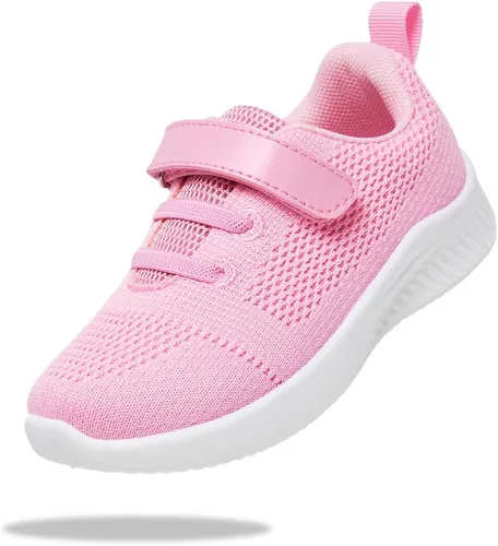 Vista 19 de nerteo Zapatos para Niños Pequeños/Niños Chicos y Niñas Zapatillas Deportivas para Correr/Caminar Todo negro