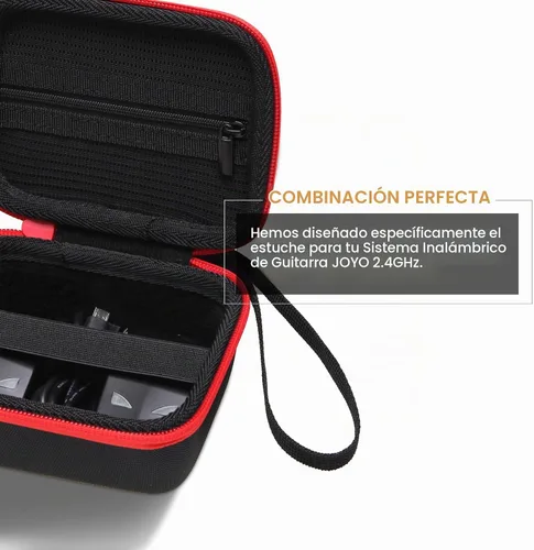 Vista 4 de LTGEM - Funda para sistema de guitarra inalámbrica JOYO JW-03