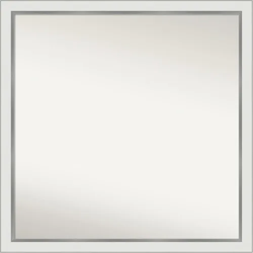 Vista 81 de Amanti Art Espejo personalizado, espejo de baño estrecho Alexandria White Wash, espejo de pared o espejo de tocador de baño sobre el fregadero
