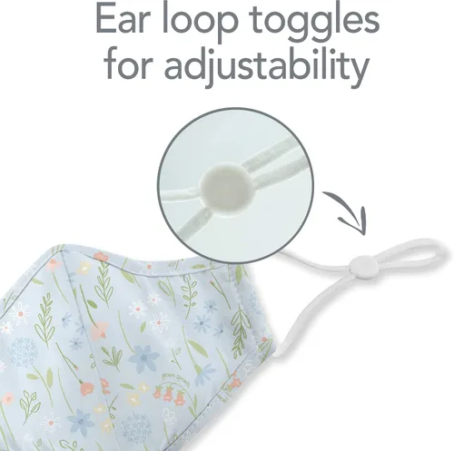 Vista 9 de green sprouts Máscara facial reutilizable ajustable