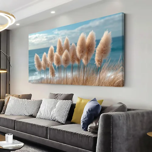 Vista 18 de GAFSING Lienzo decorativo para pared, diseño de luna dorada, paisaje urbano, impresiones en lienzo abstracto, pintura artística, imagen, decoración