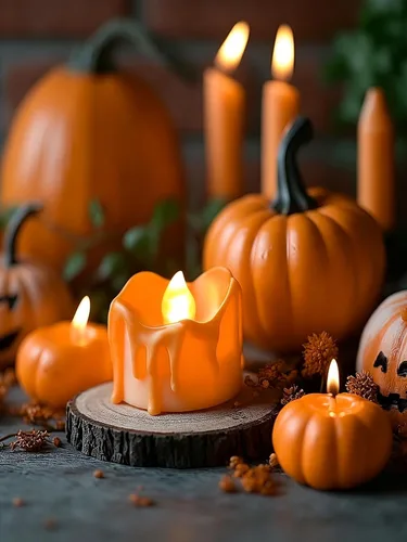 Vista 3 de 12 velas de té con temporizador de fusión naranja, funciona con Vela blanca cálida parpadeante, la batería incluye una duración de más de 100 horas