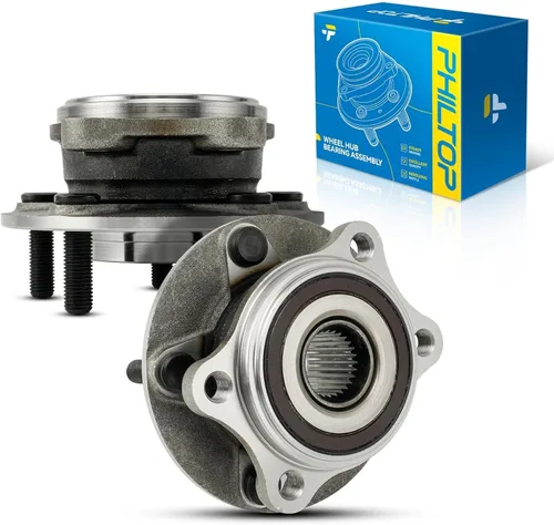 Vista 76 de PHILTOP 512012 x2 Conjunto de cubo de cojinete de rueda trasera para Volkswagen Jetta for 1998-2010 Volkswagen Beetle, 1999-2005 Volkswagen Jetta