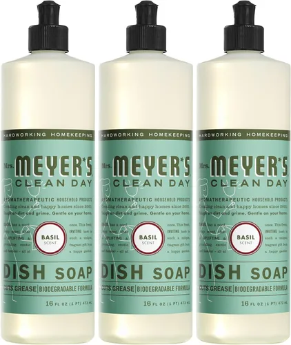 Vista 149 de Mrs. Meyer’s Clean Day - Detergente líquido para platos, aroma a lavanda, botella de 16 oz