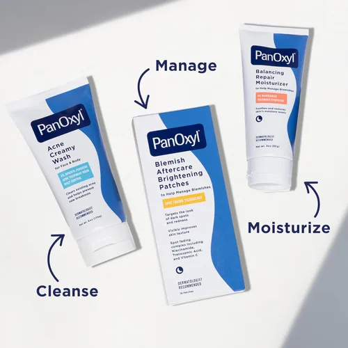 Vista 8 de PanOxyl Parches iluminadores de manchas: recomendados por dermatólogos, ayudan a desvanecer las manchas oscuras después del acné y reducen