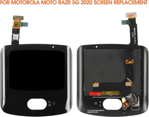 Vista 3 de Reemplazo de pantalla para Motorola Moto Razr 5G 2020 XT2071-4 Pantalla táctil LCD digitalizador Asamblea para Motorola Moto Razr 5G XT2071-4