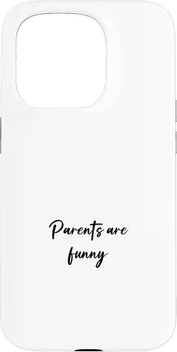 Vista 14 de iPhone 16 Parents are funny Case