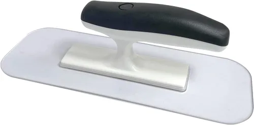 Vista 11 de Hanroy Llana de plástico con mango negro cómodo, incluye llanas de acabado de 8,9 x 24,1 cm, montaje ligero, extremo redondo, adecuada para raspar