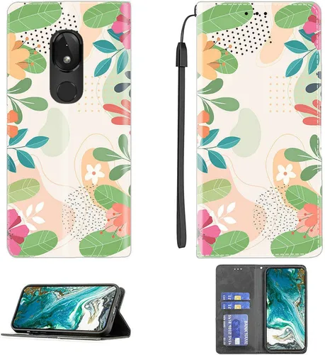 Vista 406 de jioeuinly ATT Motivate 2 - Funda compatible con ATT Motivate 2, funda con soporte abatible y cierre magnético DJS