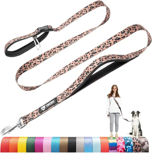 Vista 12 de TSPRO Correa táctica para perro, manos libres, resistente, ajustable, con mango acolchado y cierre de seguridad de metal para caminar, correr