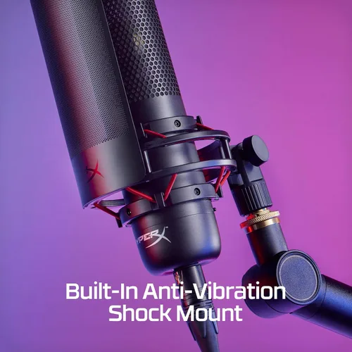 Vista 6 de HyperX Micrófono ProCast: micrófono de condensador de diafragma grande, conexión XLR