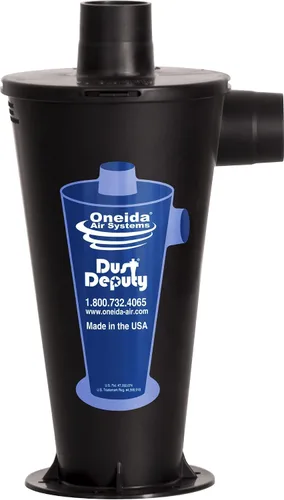 Vista 11 de Oneida Air Systems Dust Deputy 2.5 DIY Cyclone Separator XL: Colector de CFM más alto para aspiradoras de taller húmedas/secas (DD 2.5 DIY)