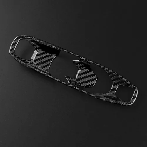 Vista 4 de Cubierta de panel de palanca de cambios de automóvil, para marco de consola central C8, decoración para Chevrolet Corvette C8 2020 2021 2022 2023