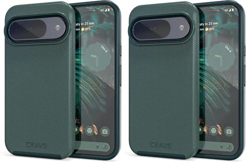 Vista 22 de Crave Funda para Pixel 5, Funda de la Serie de Protección Dual Guard para Google Pixel 5 - Aqua