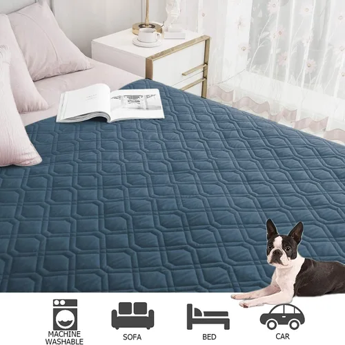 Vista 5 de Ameritex - Manta impermeable para cama de perro, manta reversible para muebles, cama, sofá