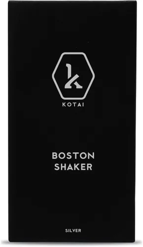 Vista 2 de Juego de coctelera Boston de Kotai (pesado) (plateado)