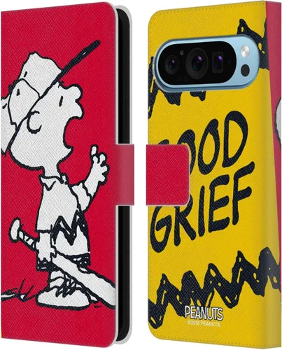 Vista 59 de Head Case Designs Officially Licensed Peanuts Charlie & Woodstock Nap Halfs and Laughs Leather Wallet Case Compatible with Google Pixel 8